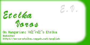 etelka voros business card